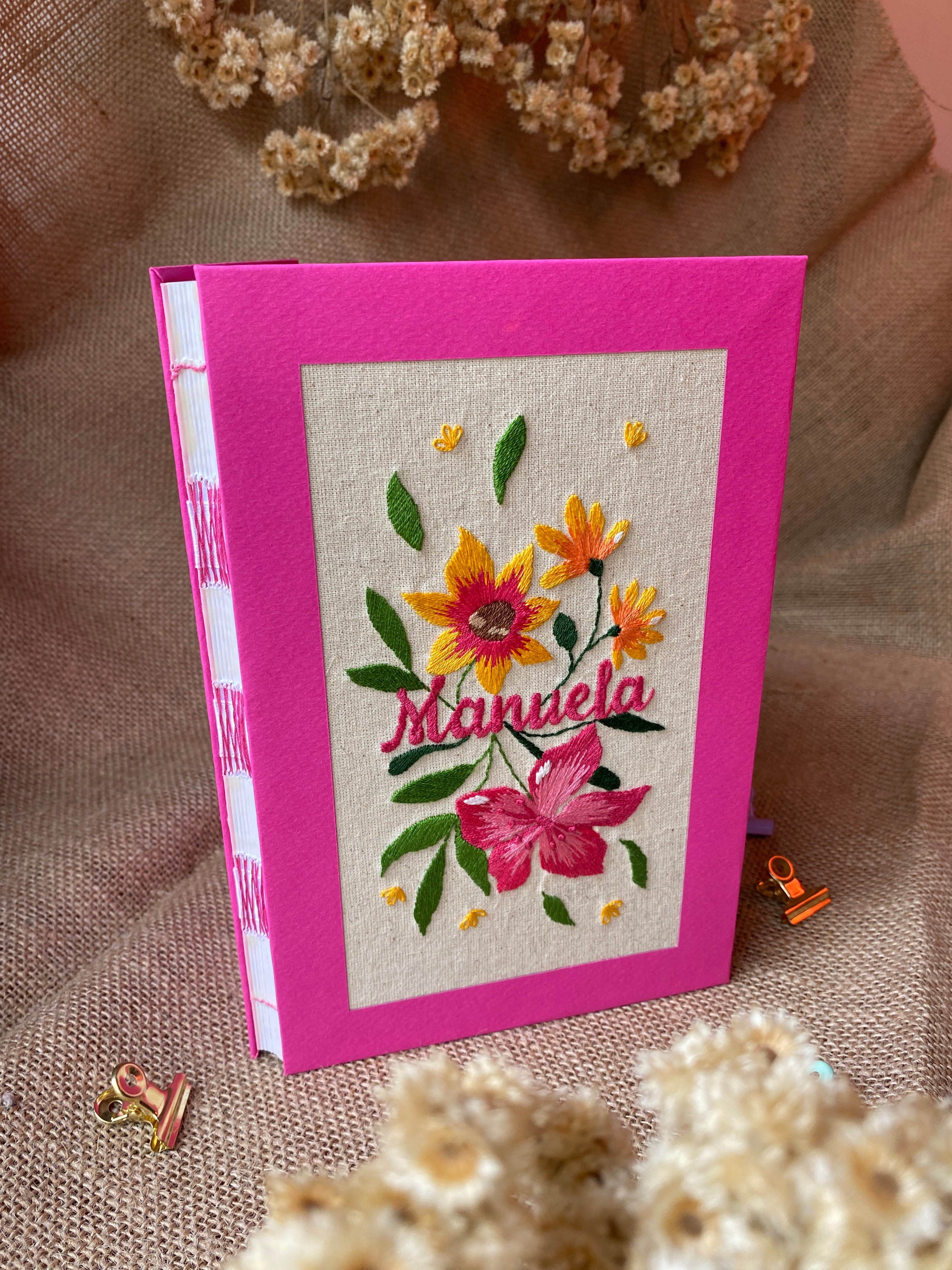 Libreta Bordada Personalizada