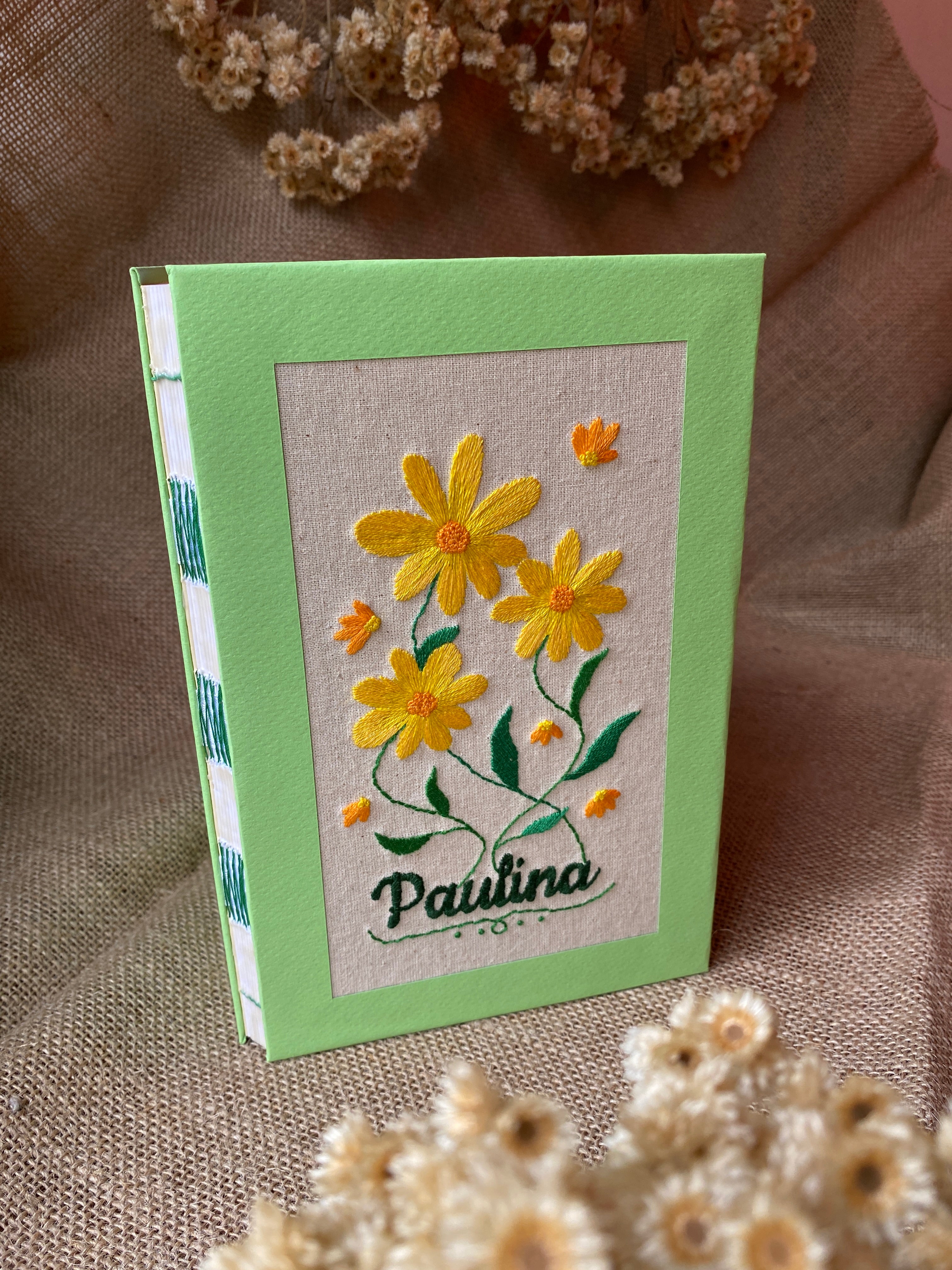 Libreta Bordada Personalizada