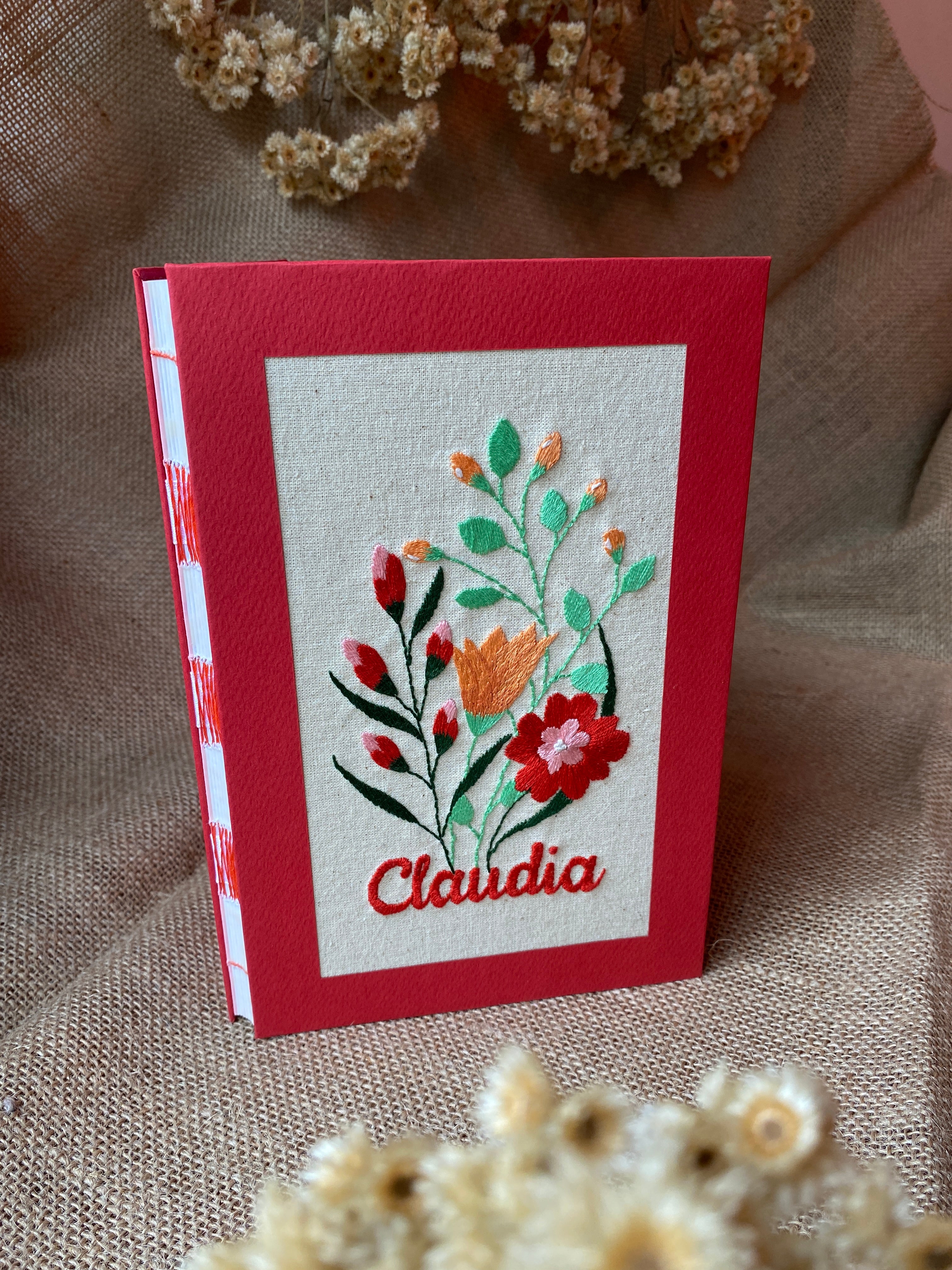 Libreta Bordada Personalizada