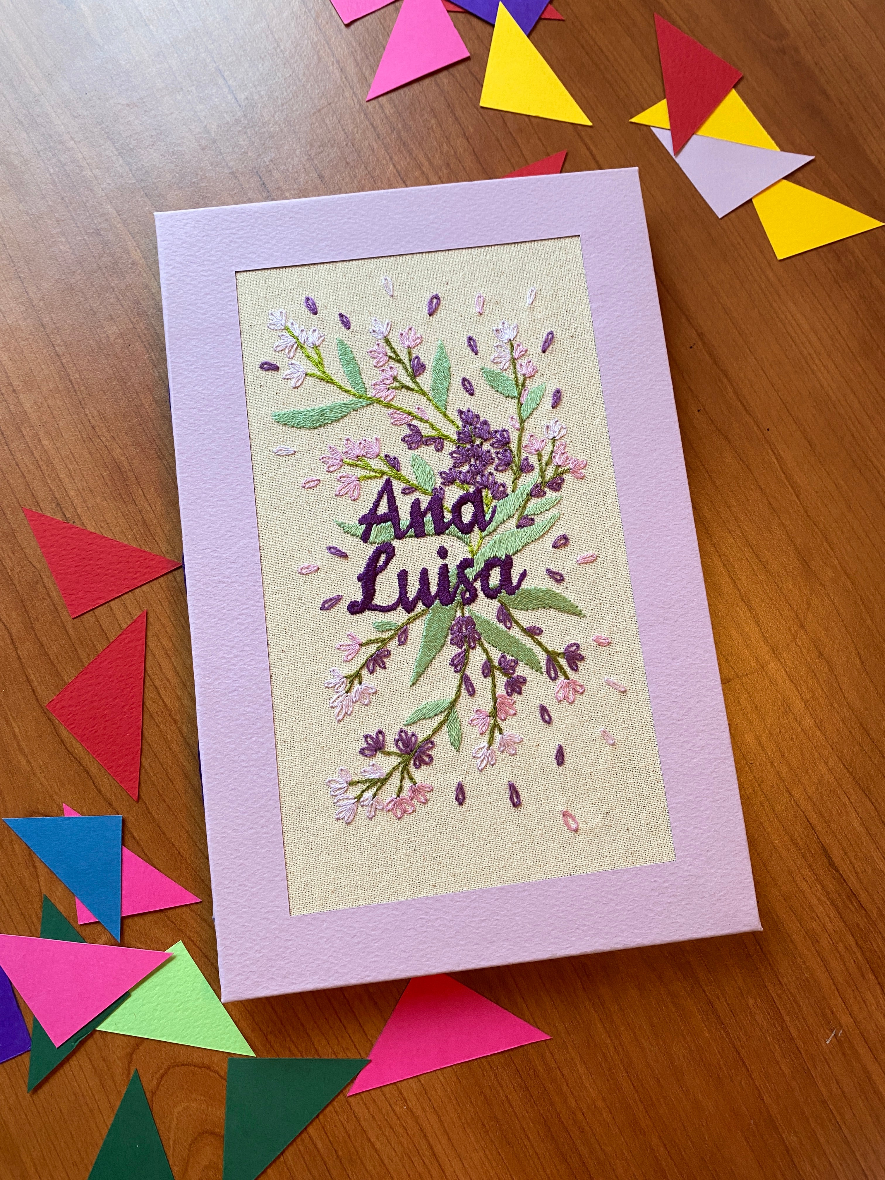 Libreta Bordada Personalizada